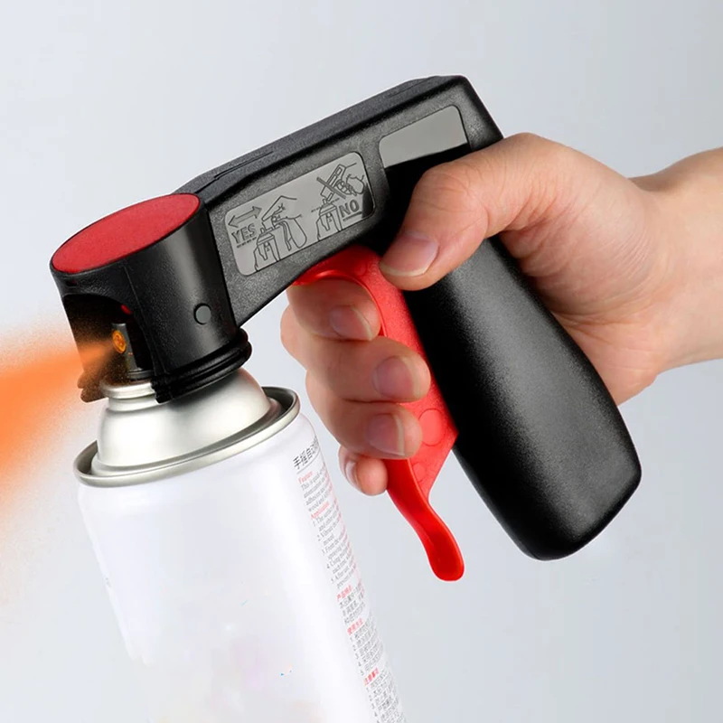 Polishing Paint Spray Gun Adaptor Instant Aerosol Trigger Handle with Full Grip Lock