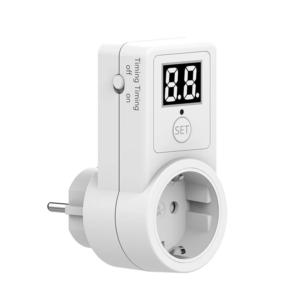 Universal Socket Two Digit Display Digital Countdown Switch Mechanical 220-240V Kitchen Tool timer