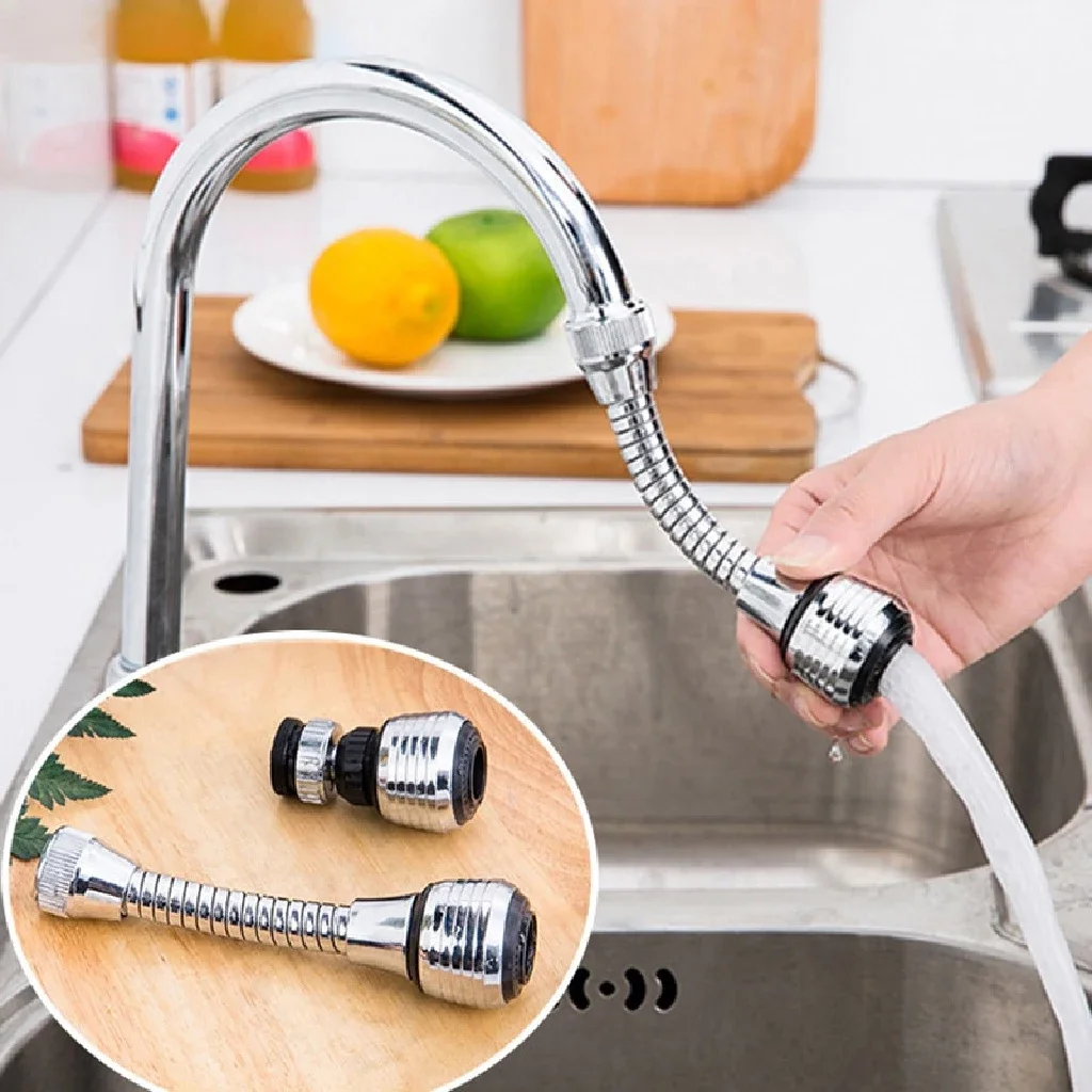 Kitchen 360 Rotatable Bubbler High Pressure Faucet